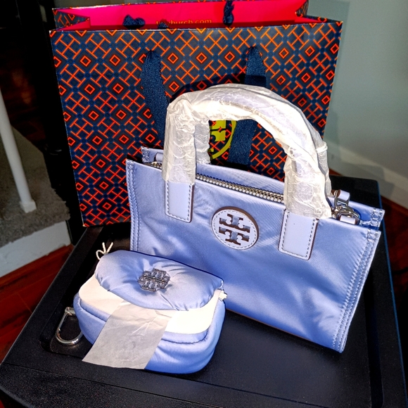 Tory Burch Handbags - Tory Burch "Ella" Tote with Coin Purse Charm